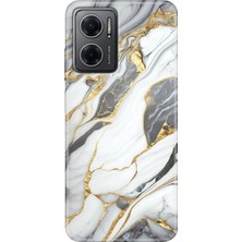 Egstech Xiaomi Redmi Note 11E Kılıf Desenli Design Silikon Arsos Mermer