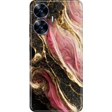 Egstech Realme C55 Kılıf Tasarım Outlet Silikon Seattle Mermer