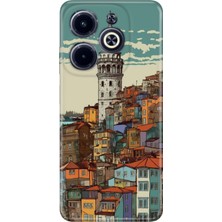 Egstech Infinix Hot 40 Pro Kılıf Temalı Baskılı Desenli Resimli Silikon Galata