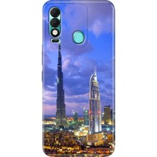 Egstech Tecno Spark 8t Kılıf Desenli Kapak Renkli Dubai