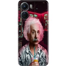 Egstech Vivo Y16 Kılıf Desenli Silikon Ermer Teknoloji Kapak Albert