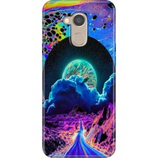Egstech General Mobile Gm 8 Uyumlu Kılıf Desenli Silikon Renkli Tpu Uv Dream Road