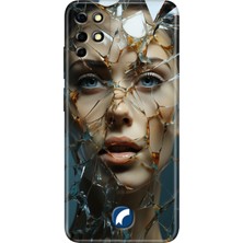 Egstech Reeder S19 Max Kılıf Desenli Designer Baskılı Silikon Kapak Cam Kırığı