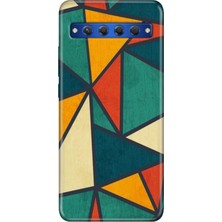 Egstech Tcl 10 Plus Kılıf Desenli Silikon Renkli Tpu Case Wall