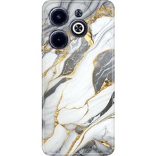 Egstech Infinix Hot 40 Pro Kılıf Temalı Baskılı Desenli Resimli Silikon Arsos Mermer