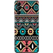 Egstech Samsung Galaxy M14 Uyumlu Kapak Kılıf Tasarım Esnek Silikon Etnik