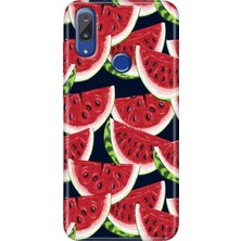 Egstech Vestel Venus E5 Kılıf Desenli Baskılı Hd Vestel E5 Silikon Karpuz