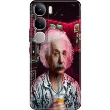 Egstech Vivo V40 Lite Uyumlu Kılıf Renkli Esnek Silikon Albert