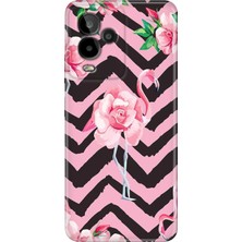 Egstech General Mobile Gm 24 Pro Kılıf Desenli Esnek Silikon Temalı Flamingo