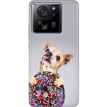 Egstech Xiaomi Mi 13T - 13T Pro Kılıf Desenli Ermer Silikon Donut Dog