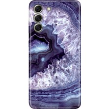 Egstech Samsung Galaxy S21 Fe Kılıf Desenli Kapak Renkli Tpu Uv Elmas