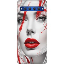 Egstech Tcl 10 Plus Kılıf Desenli Silikon Renkli Tpu Case Lady