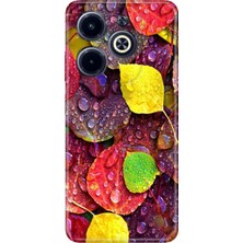 Egstech Infinix Hot 40 Pro Kılıf Temalı Baskılı Desenli Resimli Silikon Sonbahar