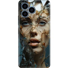 Egstech Omix X6 Kılıf Silikon Özel Kapak Cam Kırığı