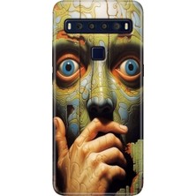 Egstech Tcl 10L Kılıf Baskılı 6.53" Silikon Renkli Resimli Arka Kapak Iluzyon