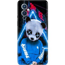 Egstech Oneplus 9 Kılıf Desenli Silikon Renkli Tpu Uv Cool Panda
