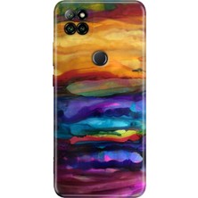 Egstech Casper Via E30 Kılıf Renkli Temalı Via E30 Silikon Sulu Boya