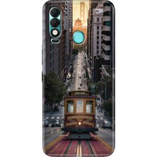 Egstech Tecno Spark 8t Kılıf Desenli Kapak Renkli California