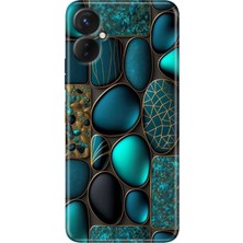 Egstech Tecno Camon 19 Neo Kılıf (CH6I) Uyumlu Desenli Silikon Marble