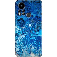 Egstech Infinix Hot 11S Uyumlu Kılıf Renkli Tpu Silikon Derin Mavi