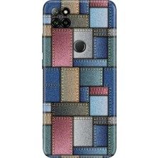 Egstech Casper Via E30 Kılıf Renkli Temalı Via E30 Silikon Jean Pattern
