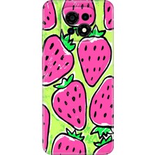 Egstech Casper Via M30 Kılıf Outlet Desenli Ermer Kapak Silikon Çilek