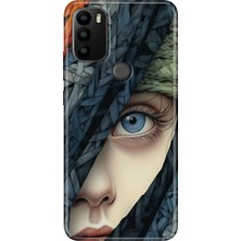 Egstech General Mobile Gm 21 Plus Kılıf Baskılı Silikon Kapak Siluet