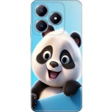 Egstech Realme C63 Kılıf Renkli Baskılı Silikon Panda