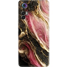 Egstech Tcl 30+ (Plus) Kılıf Silikon Renkli Resimli Arka Kapak Seattle Mermer