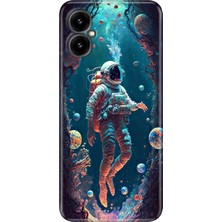 Egstech Omix X3 Kılıf Renkli Temalı Silikon Astronot