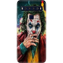 Egstech Tcl 10L Kılıf Baskılı 6.53" Silikon Renkli Resimli Arka Kapak Jokker