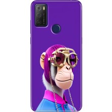 Egstech Tcl 20E Kılıf Desenli Silikon Kampanyalı Kapak Monkey