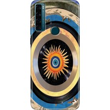 Egstech Tcl 20 Se Kılıf Baskılı Silikon Renkli Resimli Arka Kapak Nazar