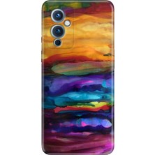 Egstech Oneplus 9 Kılıf Desenli Silikon Renkli Tpu Uv Sulu Boya
