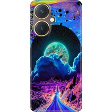 Egstech Vivo Y27 Kılıf Desenli Kapak Renkli Tpu Uv Dream Road