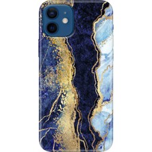 Egstech Apple iPhone 12 Kılıf Renkli Baskılı Silikon Hillmermer