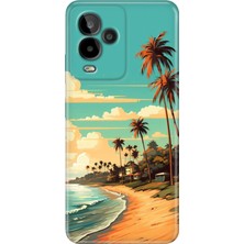 Egstech General Mobile Gm 24 Pro Kılıf Desenli Esnek Silikon Temalı Malibu