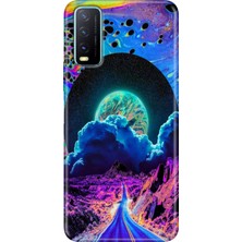 Egstech Vivo Y20 Y20S Y11S Uyumlu Kapak Kılıf Desenli Kapak Renkli Tpu Uv Dream Road