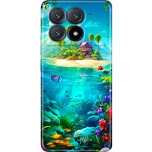Egstech Xiaomi Poco X6 Pro Kılıf Renkli Esnek Silikon Island