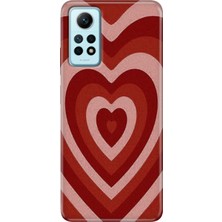 Egstech Xiaomi Redmi Note 12 Pro 4g Kılıf Desenli Outlet Silikon Mat Kalp