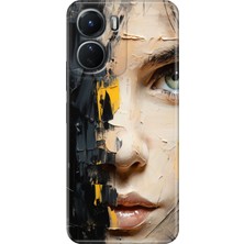 Egstech Vivo Y16 Kılıf Desenli Silikon Ermer Teknoloji Kapak Beauty