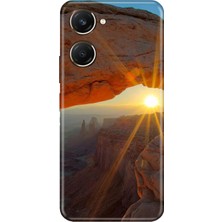 Egstech Vivo Y18 Kılıf Desenli Silikon Vivo Y18 Kapak Sun