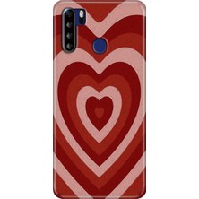 Egstech Reeder P13 Blue Max Kılıf Desenli Kapak Baskı Uv Mat Kalp