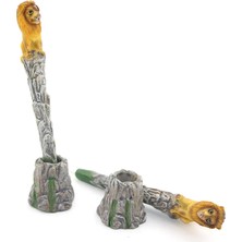 Marsilyan- Polyester Aslan Figürlü Tükenmez Kalem