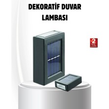 Ceylan Adam Solar Güçlü 6 LED Dış Mekan Lambası – Otomatik Aç/kapa Işık Sensörlü Aydınlatma