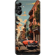 Egstech Samsung Galaxy M14 Uyumlu Kapak Kılıf Tasarım Esnek Silikon Küba