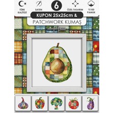 Fabricstown Patchwork Kumaş Seti – Dikiş ve Hobi Için %100 Pamuk Desenli Kumaş Kuponları