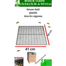 Bodur Tarım Bulancak 41 x 50  Kovan üstü Kalite Plastik Ana Arı Izgarası