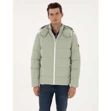 Pierre Cardin Erkek Çağla Kapüşonlu Şişme Mont 50313933-VR016