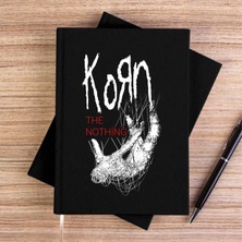 Zepplin Giyim Korn The Nothing Siyah Siyah Kanvas Defter Çizgisiz